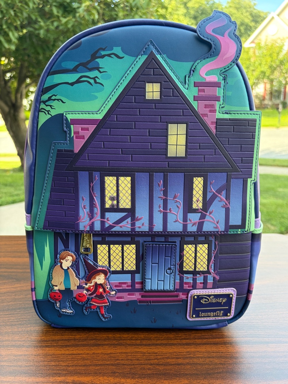 Loungefly Disney Hocus Pocus Sanderson Sisters House Glow Mini Backpack NWT